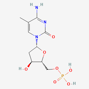 Chemical structure of 5-Methyl dCMP