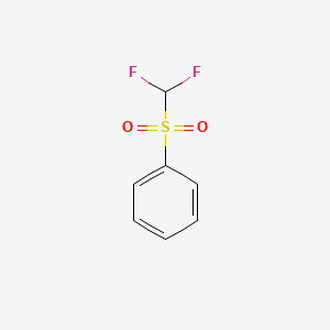 Chemical structure of Difluoromethanesulfonylbenzene