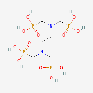 Chemical structure of Ethylenediaminetetra(methylenephosphonic acid)