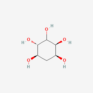 Chemical structure of (+)-epi-Quercitol