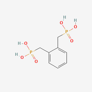 Chemical structure of (2-(Phosphonomethyl)phenyl)methylphosphonic acid