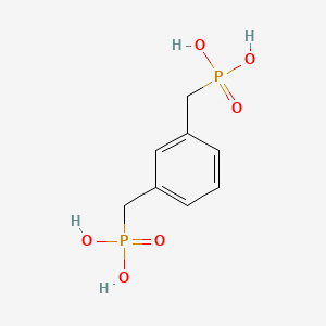 Chemical structure of m-Xylylenediphosphonic Acid