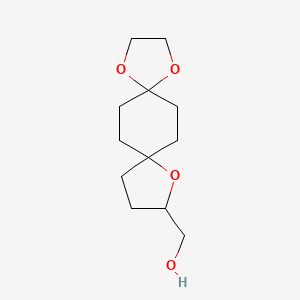 Chemical structure of (1,4,9-Trioxa-dispiro[4.2.4.2]tetradec-10-yl)-methanol