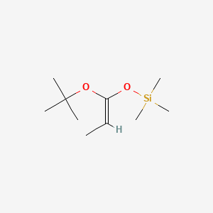 Chemical structure of (1E)-1-tert-Butoxy-1-(trimethylsilyloxy)propene