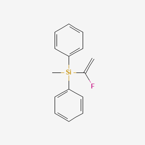 Chemical structure of (1-Fluorovinyl)methyldiphenylsilane