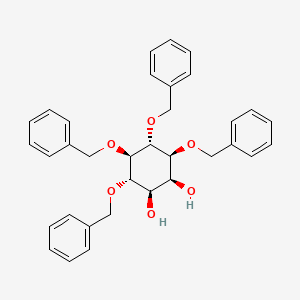 Chemical structure of 1,4,5,6-Tetra-o-benzyl-myo-inositol