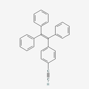 Chemical structure of (2-(4-Ethynylphenyl)ethene-1,1,2-triyl)tribenzene