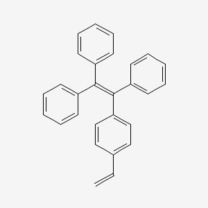 Chemical structure of (2-(4-Vinylphenyl)ethene-1,1,2-triyl)tribenzene