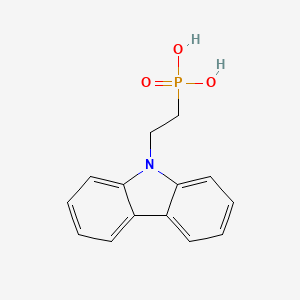 Chemical structure of (2-(9H-Carbazol-9-yl)ethyl)phosphonic acid