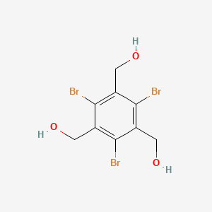 Chemical structure of (2,4,6-Tribromobenzene-1,3,5-triyl)trimethanol