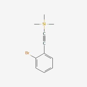 Chemical structure of (2-Bromophenylethynyl)trimethylsilane