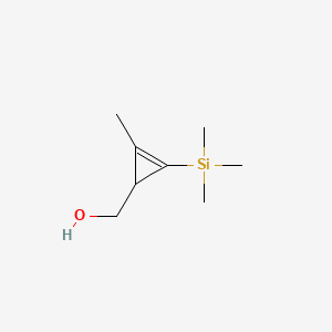 Chemical structure of (2-Methyl-3-(trimethylsilyl)cycloprop-2-en-1-yl)methanol