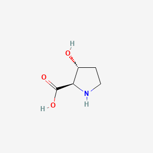 Chemical structure of trans-3-hydroxy-D-proline