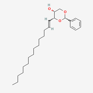 Chemical structure of (2R,3R,4E)-1,3-O-Benzylidene-4-octadecene-1,2,3-triol