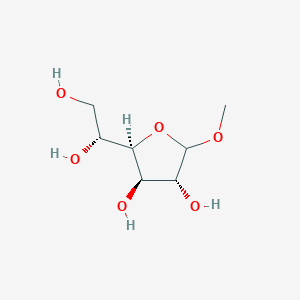 Chemical structure of Methyl D-glucofuranoside