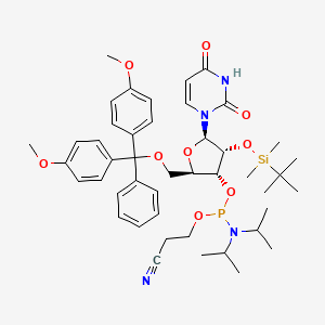 Chemical structure of rU Phosphoramidite