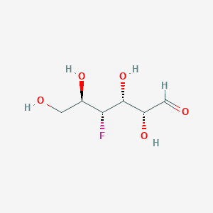 Chemical structure of 4-Deoxy-4-fluoroglucose