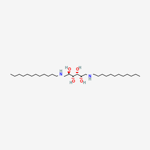 Chemical structure of (2R,3R,4R,5S)-1,6-Bis(dodecylamino)hexane-2,3,4,5-tetraol