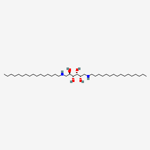 Chemical structure of (2R,3R,4R,5S)-1,6-Bis(hexadecylamino)hexane-2,3,4,5-tetraol