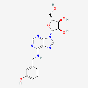 Chemical structure of Meta-topolin riboside
