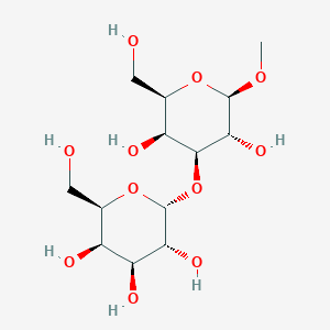 Chemical structure of Methyl 3-O-alpha-D-galactopyranosyl-beta-D-galactopyranoside