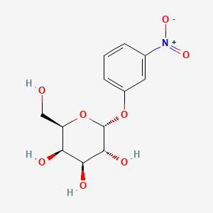 Chemical structure of Metanitrophenyl-Alpha-D-Galactoside