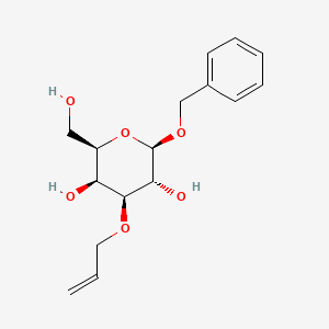 Chemical structure of Benzyl 3-O-allyl-beta-D-glucopyranoside