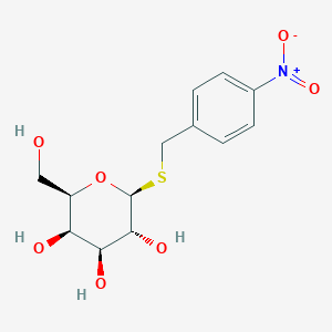 Chemical structure of 4-Nitrobenzyl 1-thio-beta-d-galactopryranoside