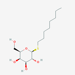 Chemical structure of Octyl 1-thiohexopyranoside