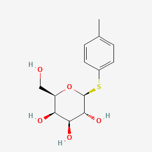 Chemical structure of 4-Methylphenyl 1-thio-alpha-L-erythro-hexopyranoside