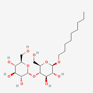 Chemical structure of Nonyl 4-O-Alpha-D-Glucopyranosyl-Beta-D-Glucopyranoside
