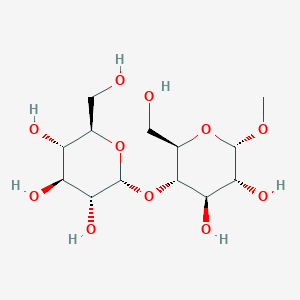 Chemical structure of Methyl alpha-D-maltoside