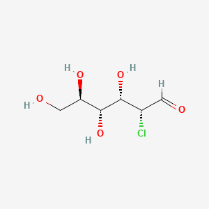 Chemical structure of 2-Chloro-2-deoxyglucose