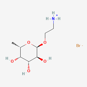 Chemical structure of 2-Aminoethyl alpha-l-fucopyranoside