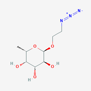Chemical structure of 2-Azidoethyl alpha-L-fucopyranoside