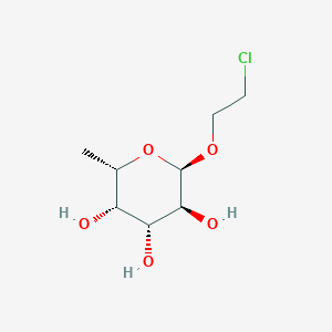 Chemical structure of 2-Chloroethyl alpha-L-fucopyranoside