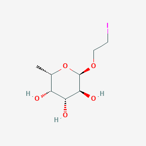 Chemical structure of 2-Iodoethyl alpha-L-fucopyranoside