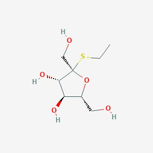 Chemical structure of Ethyl 2-thio-alpha-d-fructofuranoside