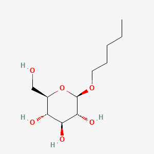 Chemical structure of Pentyl glucoside
