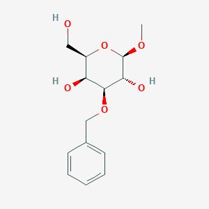 Chemical structure of Methyl 3-O-benzyl-beta-D-galactopyranoside