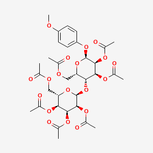 Chemical structure of LacMP per OAc