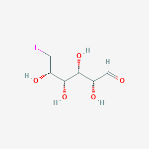 Chemical structure of 6-Deoxy-6-iodohexopyranose