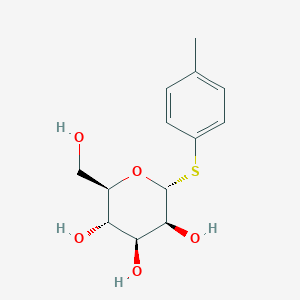 Chemical structure of 4-Methylphenyl 1-thio-alpha-D-mannopyranoside