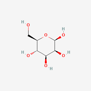 Chemical structure of beta-D-mannopyranose