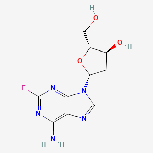 Chemical structure of Adenosine, 2'-deoxy-2-fluoro-