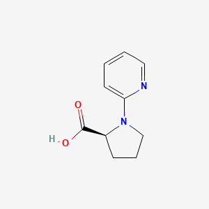 Chemical structure of 1-Pyridin-2-yl-L-proline