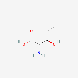 Chemical structure of (2S,3R)-3-Hydroxynorvaline