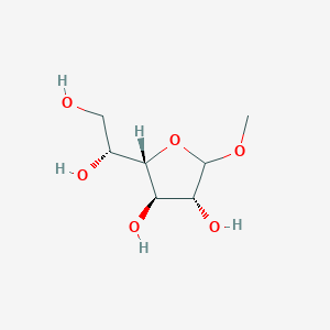 Chemical structure of Methyl D-galactofuranoside