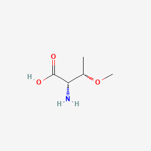 Chemical structure of (2S,3S)-2-Amino-3-methoxybutanoic acid