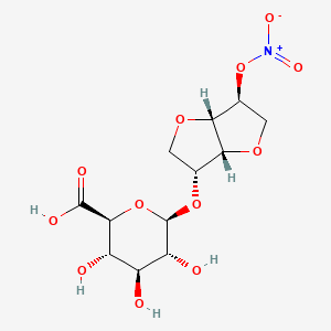 Chemical structure of Isosorbide2-Mononitrate5-beta-D-Glucuronide